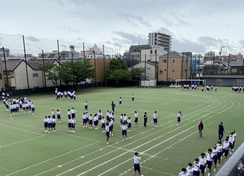 写真:運動会　自主練習1