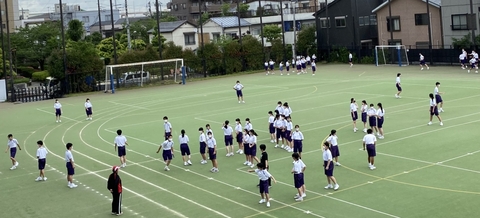 写真:運動会　自主練習2