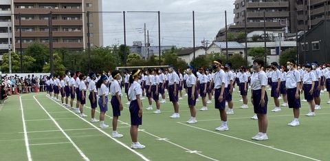 写真:運動会　ラジオ体操1