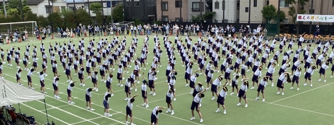 写真:運動会　ラジオ体操3