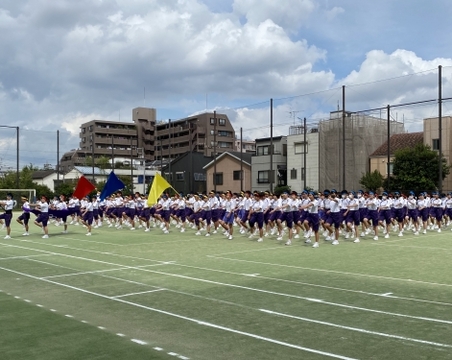 写真:運動会予行2