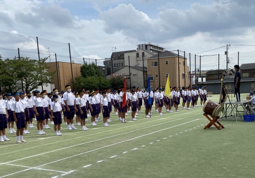 写真:運動会予行1