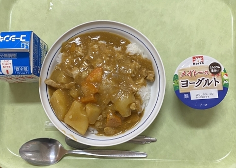 写真:8月25日の給食