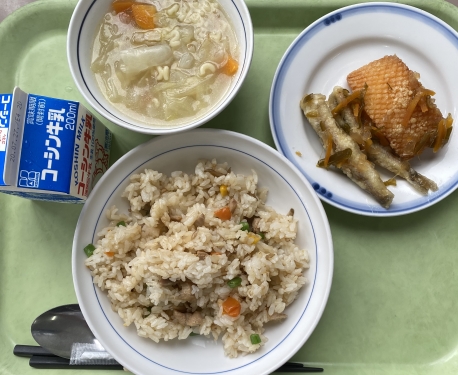 写真:7月17日の給食