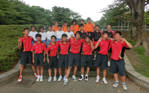 写真:平成27年度東京都中学校ソフトテニス選手権大会(男子団体戦)