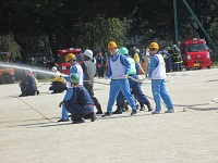 写真:荒川消防団点検2