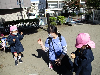 写真:＜年少組＞東武博物館遠足5