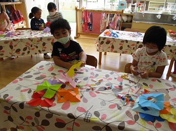 写真:＜年中組＞運動会の取り組み2