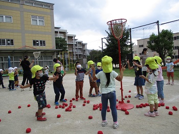 写真:＜年中組＞運動会の取り組み6