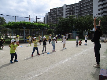 写真:＜年中組＞運動会の取り組み9