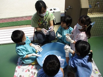 写真:こいのぼりづくり6