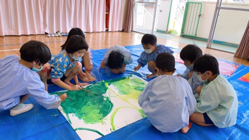 写真:2学期終業式(全園児)5