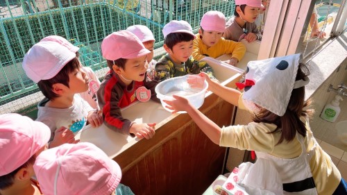 写真:もちつき会(全園児)4