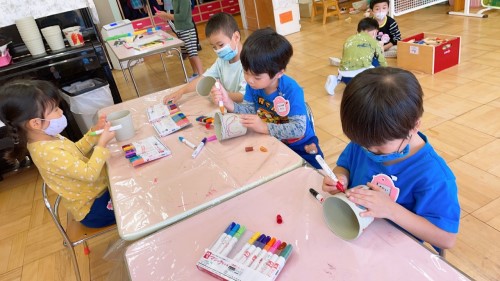 写真:芽が出たよ！(年中組)3