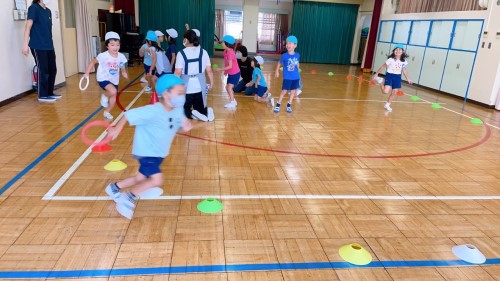 写真:運動会に向けて(年長組)6