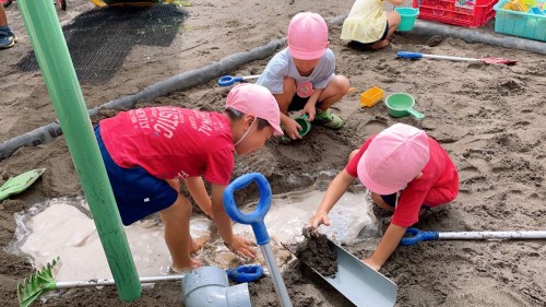 写真:園庭遊び(年中組)4