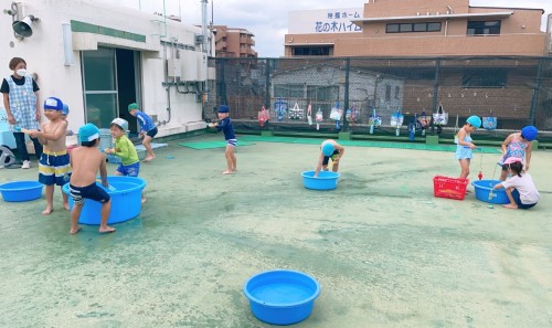 写真:プール納め(全学年)3