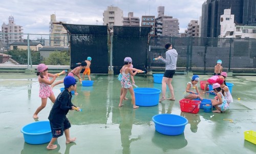 写真:プール納め(全学年)5