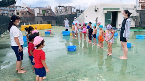 写真:プール納め(全学年)7