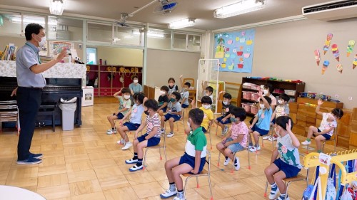 写真:2学期が始まりました(全園児)2