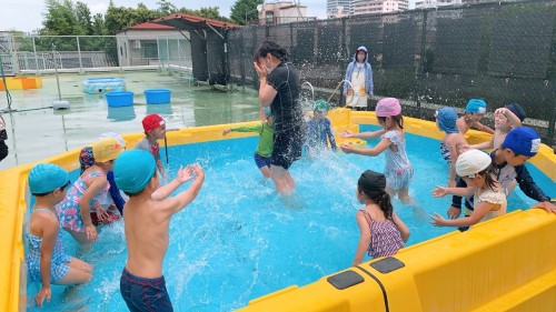 写真:久しぶりのプール(全園児)7