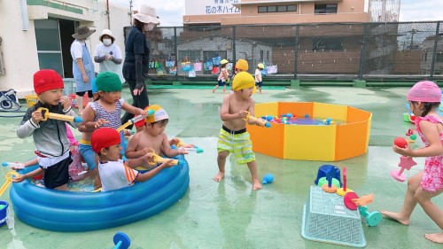 写真:みんな大好きプール遊び(年少組)5