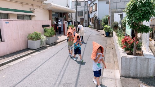 写真:避難訓練(全園児)3