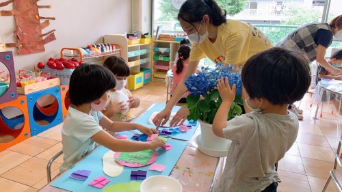 写真:季節を感じる(年長児)3