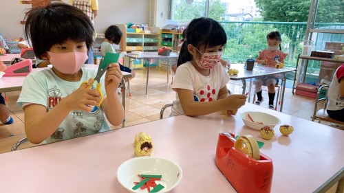 写真:花の木子どもまつりに向けて2(年長組)3