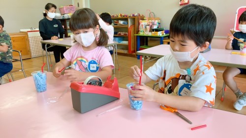 写真:花の木子どもまつりに向けて1(年長組)4