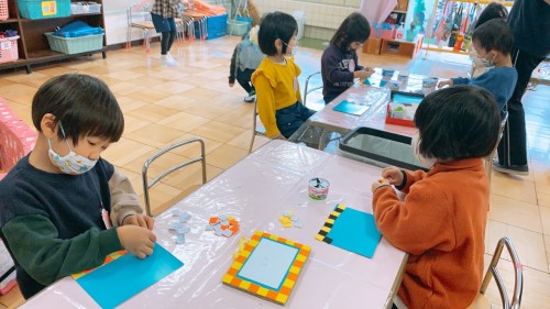 写真:お別れ会(全園児)2