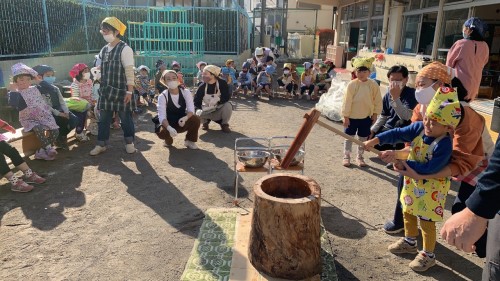 写真:もちつき会(全園児)11