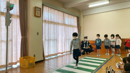 写真:安全指導(全園児)4