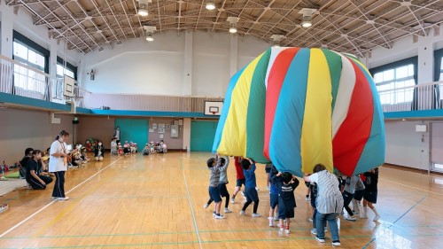 写真:明日は運動会(年長組)4