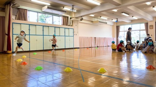 写真:明日は運動会(年長組)6