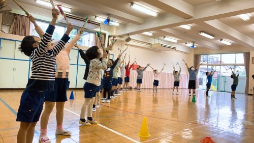 写真:明日は運動会(年長組)7