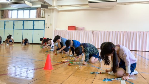 写真:明日は運動会(年長組)9