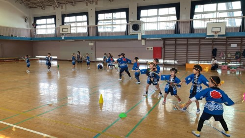 写真:明日は運動会(年長組)13