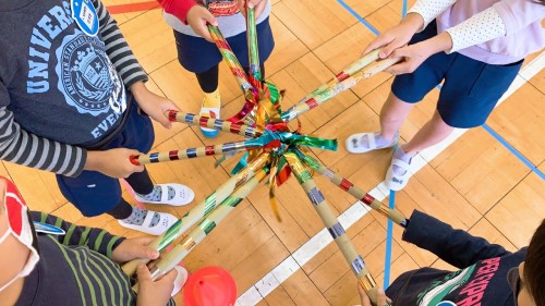 写真:明日は運動会(年長組)10