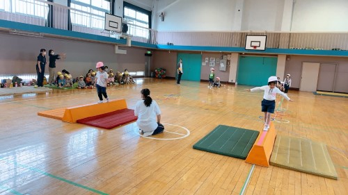 写真:明日は運動会(年中組)4