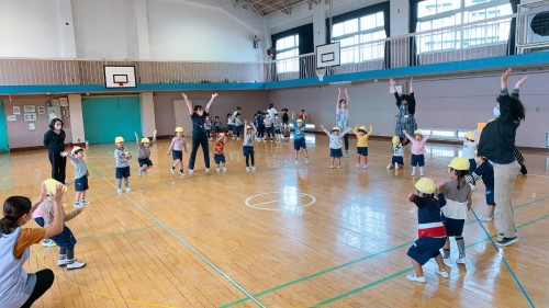 写真:明日は運動会(年少組)3