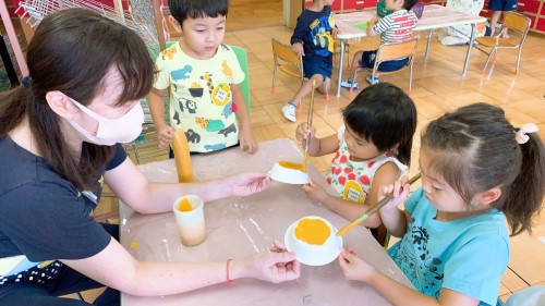 写真:明日は運動会(年少組)10