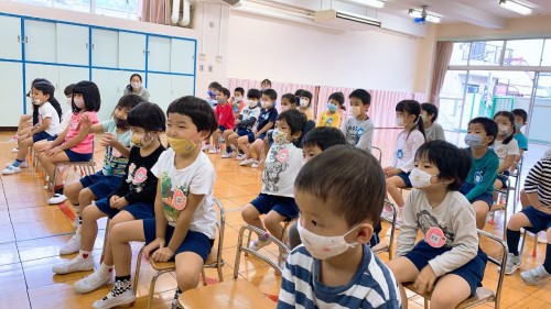 写真:9月誕生会(年中組・年長組)7