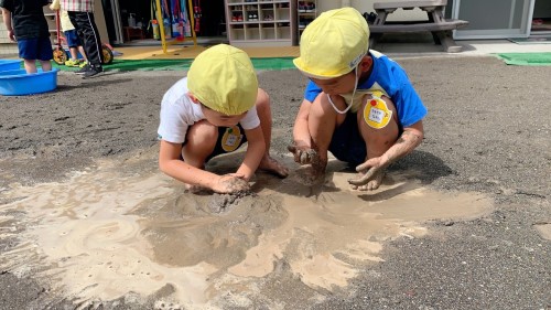 写真:水遊び(年少組・年長組)5