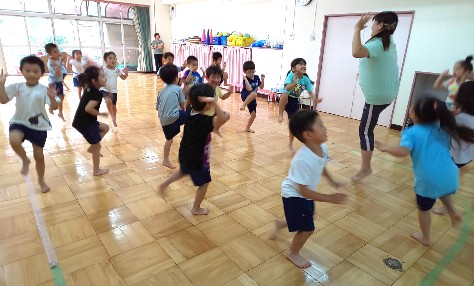 写真:2019年7月5日　年長組／園内研究保育2