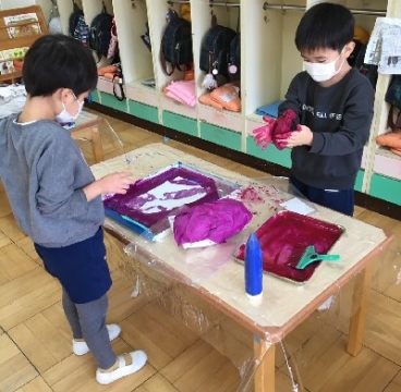 写真:さつま芋制作