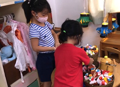 写真:夏の子ども祭り準備2