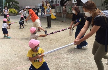 写真:保育参観の様子