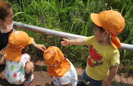 写真:外あそびをする子ども3