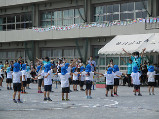 写真:4歳児　運動会の様子